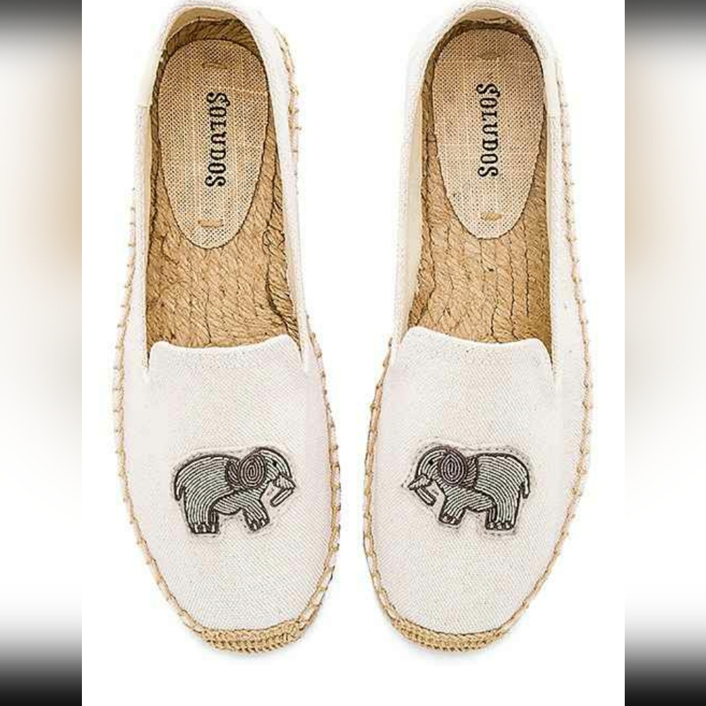 Soludos Beaded Elephant Espadrilles